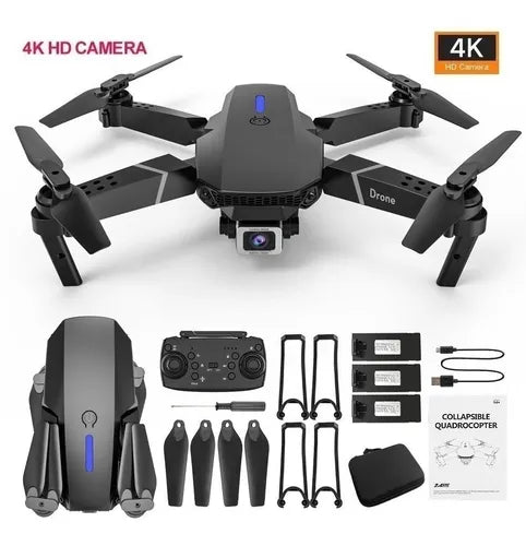 Drone Folding E88 Pro 4K Negro 2.4GHz